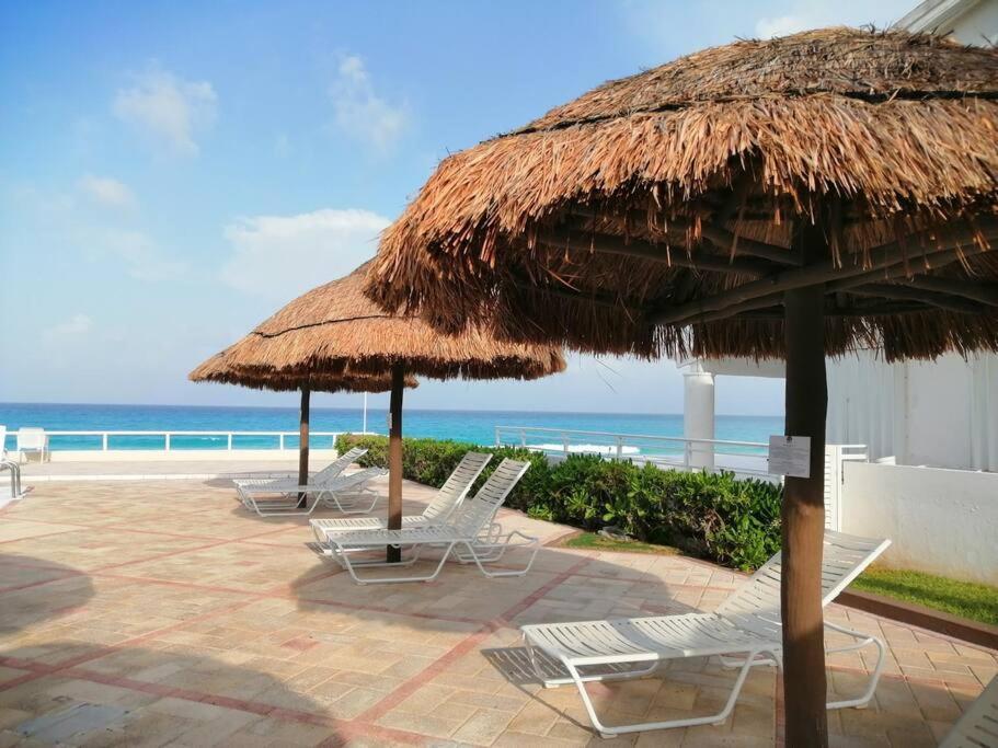 Confortable Depa En Condominio Frente Al Mar! แคนคูน ภายนอก รูปภาพ